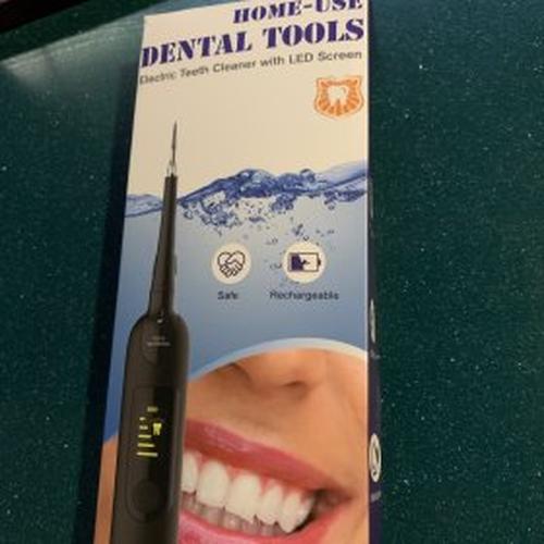 Ultrasonic Tooth Plaque Remover 5 Adjustable Modes 3 Cleaning Heads photo review