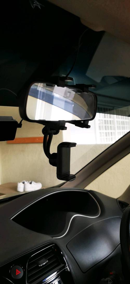 Universal Car Phone Holder for Rearview Mirror - Safe & Secure photo review