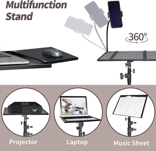 Universal Wheel Sliding Projector Computer Stand