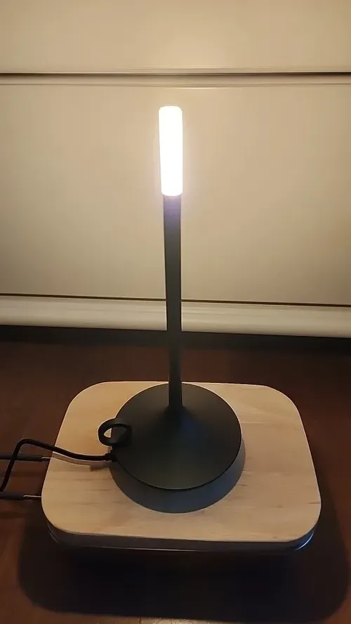 USB Rechargeable Wireless Touch Control Candle Lamp for Bedroom, Camping, and Night Light photo review