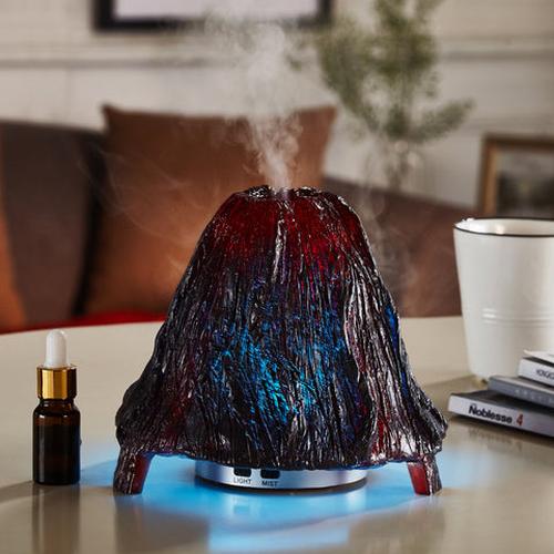 Volcanic Eruption Aroma Diffuser: Humidify &amp; Relax with LED Light &amp; Auto Shut-Off