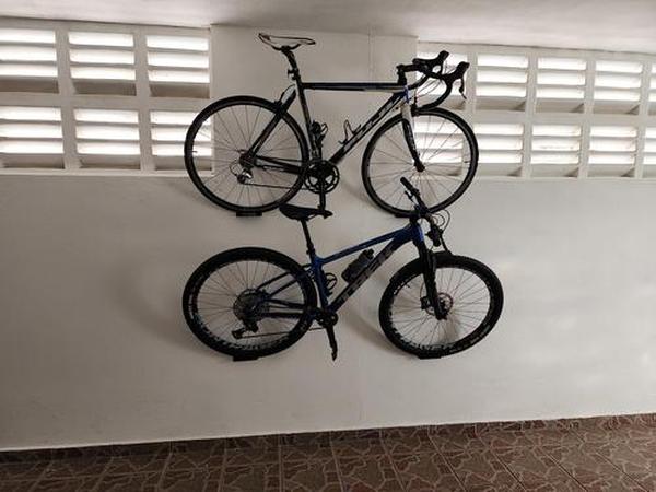 Wall Mounted Bike Pedal Hanger Rack photo review