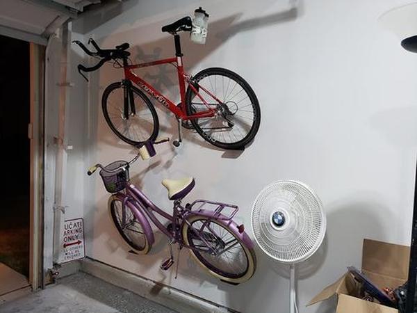 Wall Mounted Bike Pedal Hanger Rack photo review