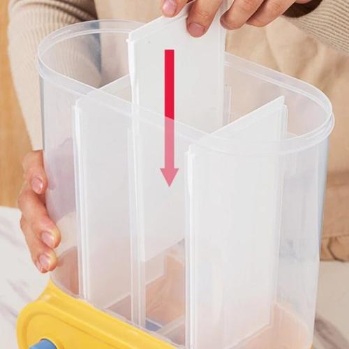 Wall-Mounted Food Grain Storage Boxes - Moisture-Proof &amp; Airtight Kitchen Container