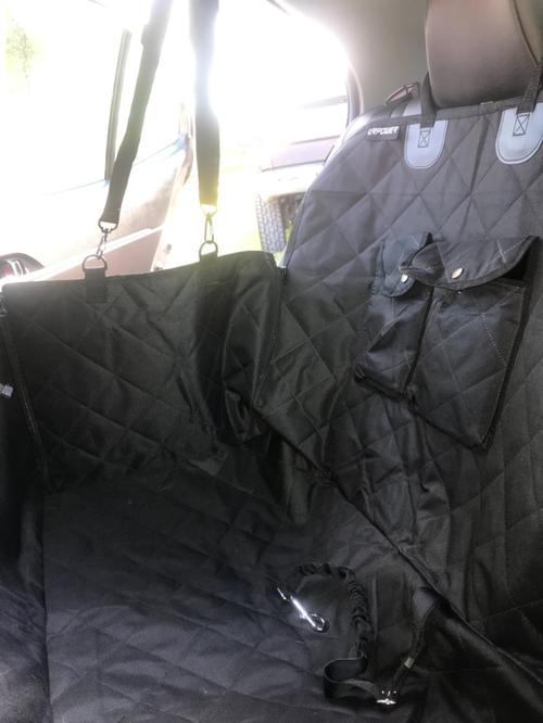 Waterproof Dog Car Seat Cover with Hammock - Keep Your Car Clean and Dry photo review