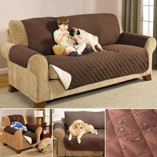 Waterproof Quilted Sofa Covers for Pets - Machine Washable &amp; Durable