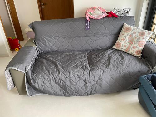 Waterproof Quilted Sofa Covers for Pets - Machine Washable & Durable photo review