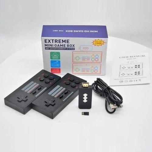 Wireless 4 button game console with built in game set