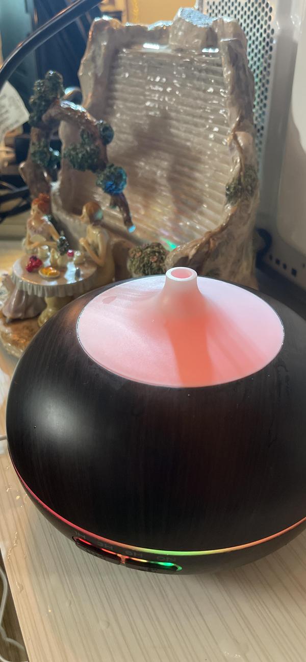 Wood Grain Aromatherapy Machine 300ML, Essential Oil Diffuser photo review