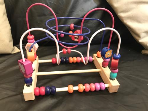 Wooden Maze Toys for Kids - Educational Toys with Beads and Abacus photo review